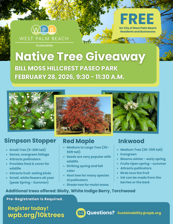 Update Feb 28 2026 Tree Giveaway Flyer