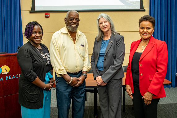 Roseline Joseph, instructor, Frank Hayden, director SBP, Donna Levengood, Procurement Official and Pamela Toussaint, MBA, trainer - 2-a