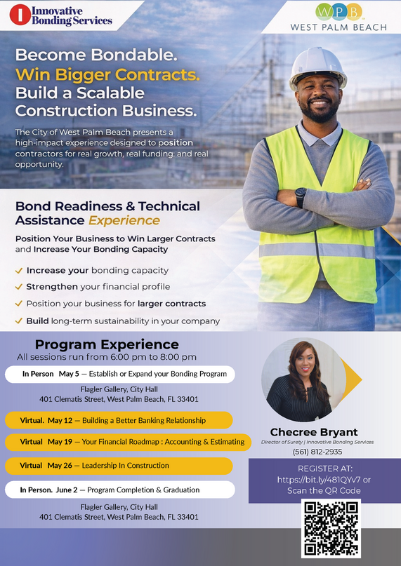 2026 Bond Readiness Program - City of West Palm Beach - Cohort 4