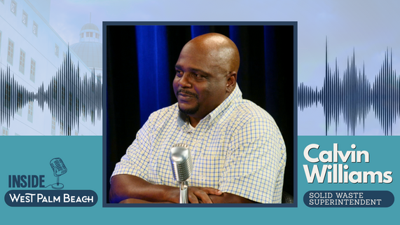 Inside West Palm Beach Podcast New Episode Graphic with Calvin Williams
