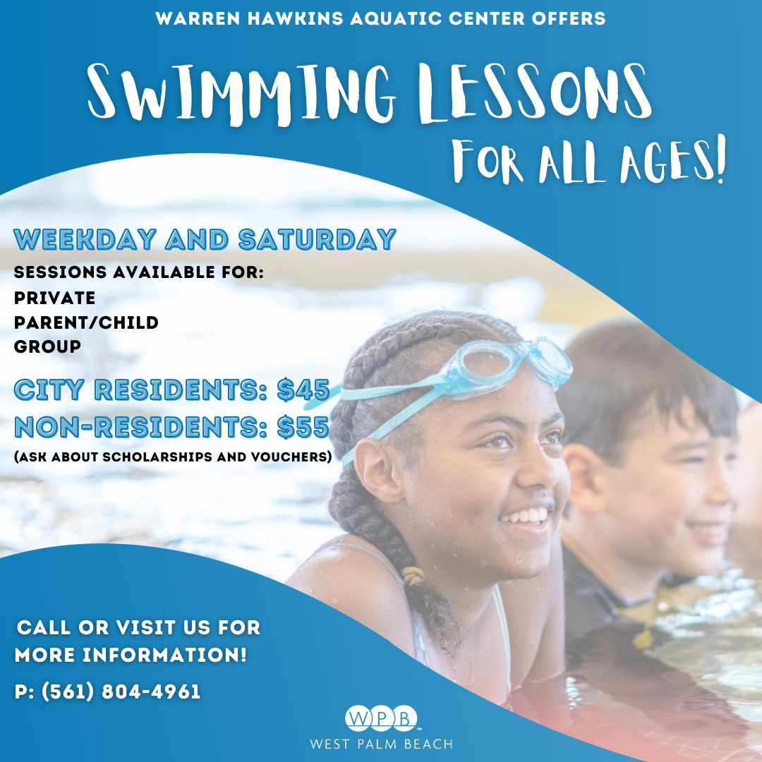 Warren Hawkins Aquatic Center Offers Swimming Lessons for All Ages
