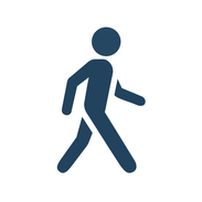 icon of person walking 