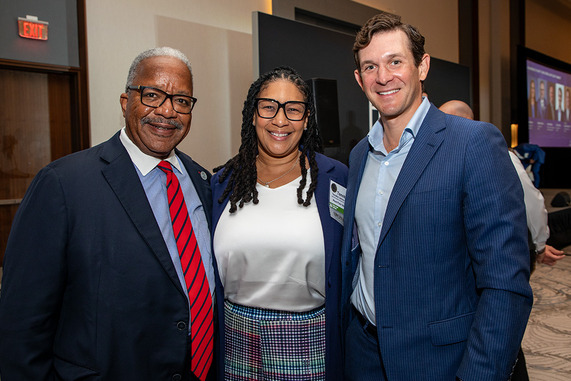 Mayor Keith A. James, Teneka James-Feaman, Exec Dir., DDA, Jordan Gargas, Relates Ross, Exec. VP - a