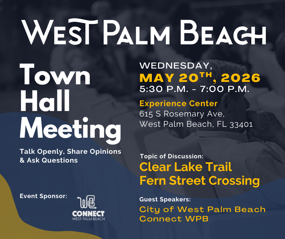 Town Hall Meeting for Clear Lake Trail Fern Street Crossing, Wednesday May 20, 2026