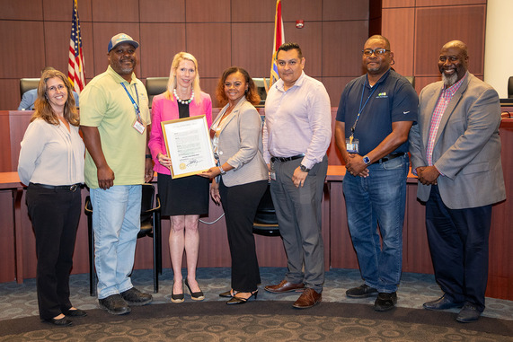 Group photo for national public works week 