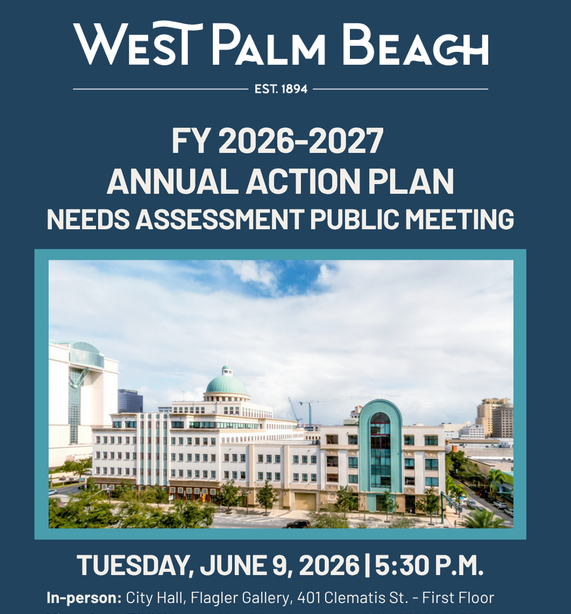FY 2026 Annual Action Plan Needs Assessment Public Meeting Tuesday, June 9, 2026 | 5:30 P.m. In-person: City Hall, 