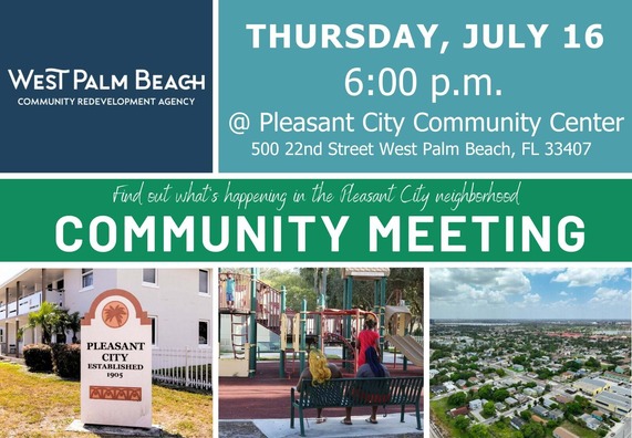 Pleasant City Community Meeting july 16