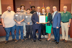 Mayor Keith A. James proclaimed Monday, July 20, 2026 as Palm Beach State College Day - group photo