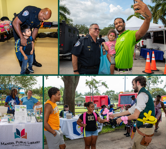 National Night Out Police Officers and Kids August 2026