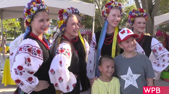 Ukrainian Cultural Festival in Downtown West Palm Beach group photo
