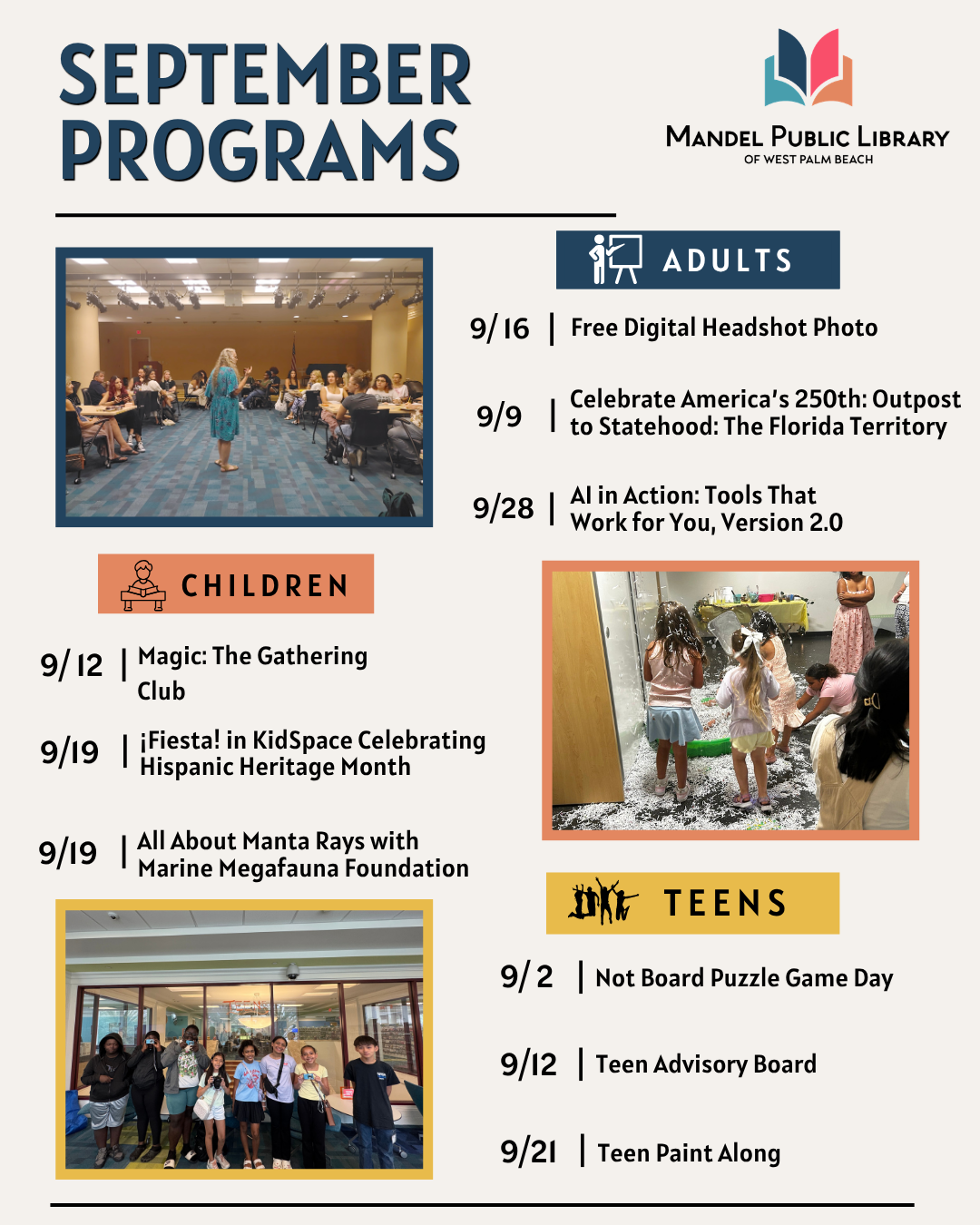Library September 2026 Programs 