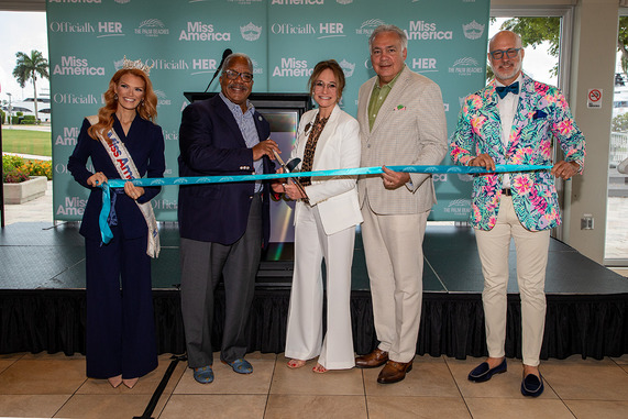 Mayor Keith A. James attends Miss America Ribbon Cutting 