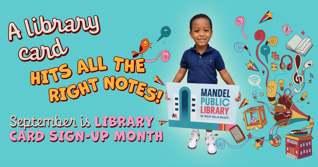 Mandel Public Library card banner