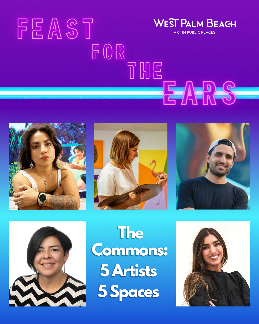 Feast for the Ears, The Commons - 5 Artists, 5 Spaces