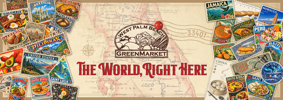 The world, right here! WPB GreenMarket 