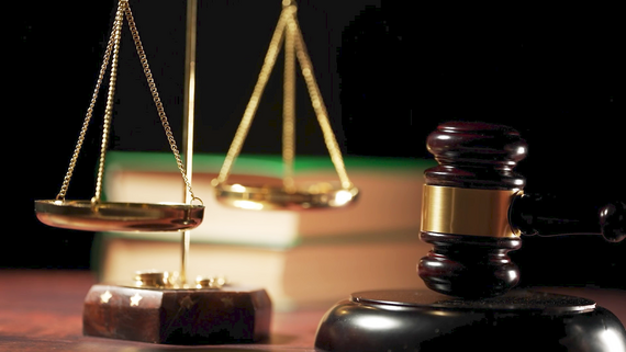 Scales of Justice and judge's gavel