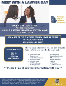 Meet With A Lawyer Day at Juvenile Court helps connect people to needed legal services