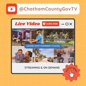 composite image showing clips from stories covered on Chatham County Government's youtube channel