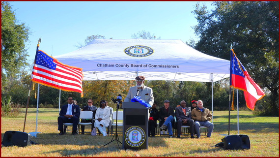Chatham County Commission Chairman speaks at groundbreaking for Early Childhood Learning Center
