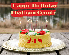 Happy 248th Birthday, Chatham County!