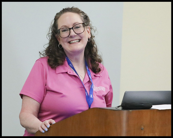 Leigh Herald teaching at Hurricane Conf