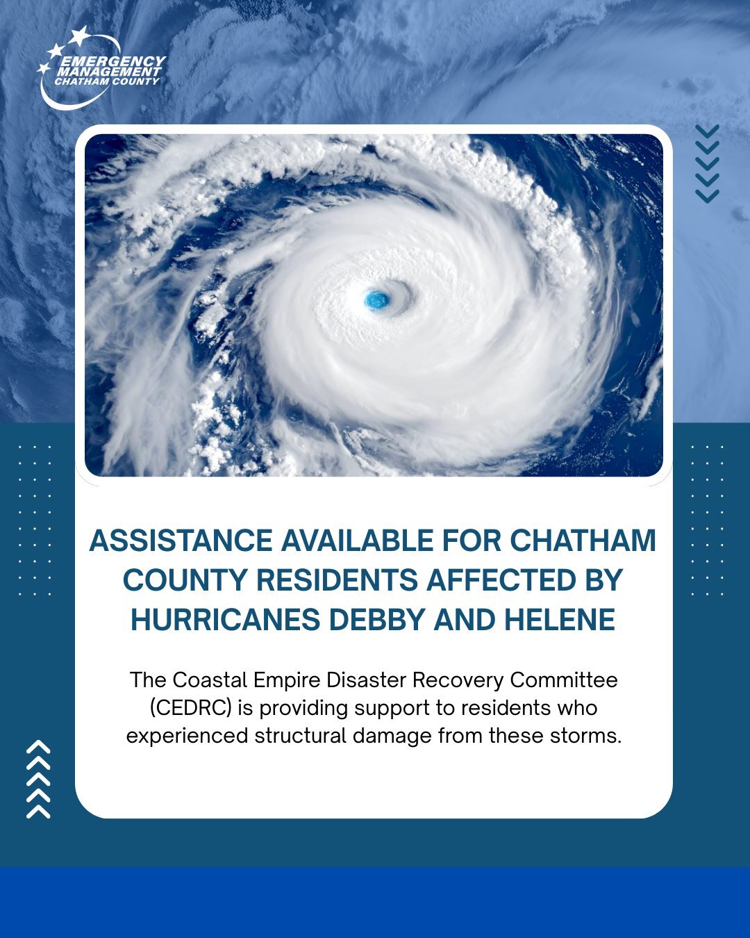 Image of hurricane swirling