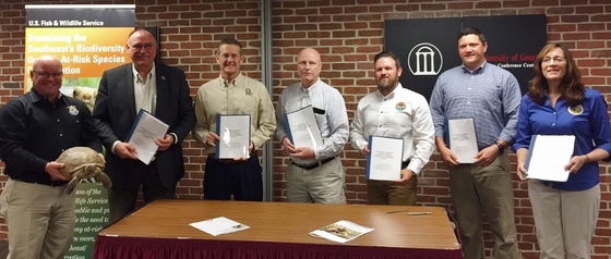 Tortoise signing ceremony