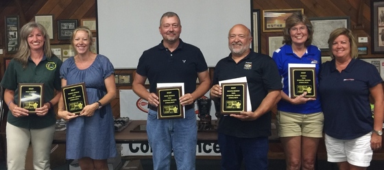 Jennifer Pittman with other veteran NASP coordinators