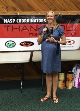 Pittman with Academic Archer award