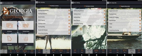 Go Outdoors Georgia app