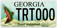 trout license plate