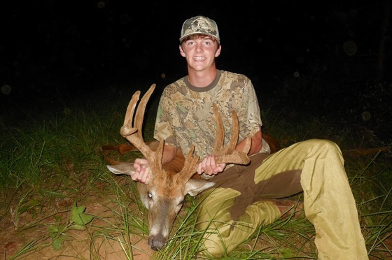 Beck Beckham with a Houston County velvet bruiser on archery opening day