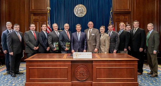 2018 Forestry for Wildlife partners with Gov. Kemp and DNR leaders