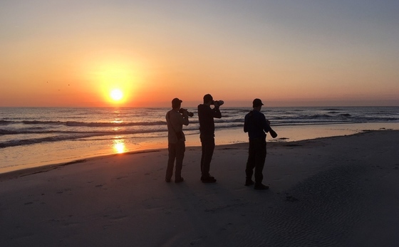 2018 Youth Birding team on St. Simons Island (Rick Lavender/DNR)