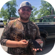 Record spotted sunfish