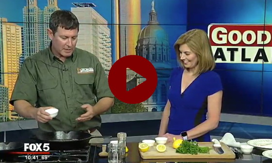 Charlie Killmaster with Good Day Atlanta's Joanne Feldman