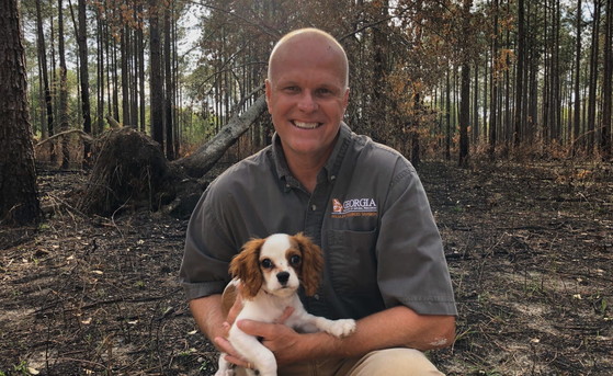New Game Management Chief Alan Isler, pictured in a recently burned pine stand