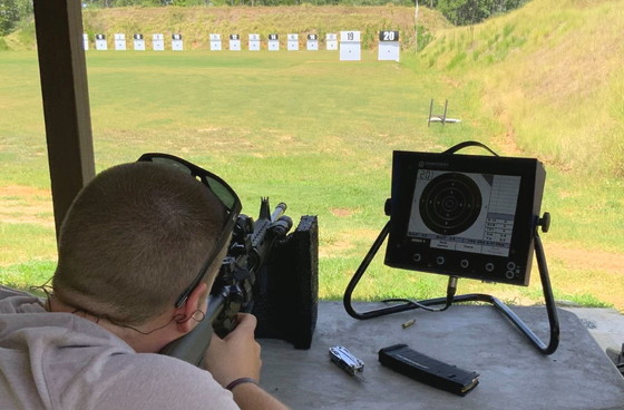Shooting using digital targeting at The Ranges at Oakfield (Thomas County)