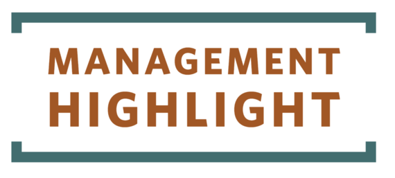 Management Highlight Header