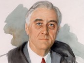 F.D. Roosevelt Painting