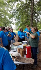 LuAnn with Longleaf Alliance educating teachers