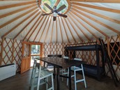 yurt at Red Top Mountain