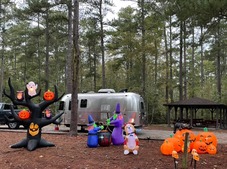 Halloween campsite