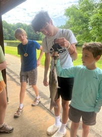 summer camp fishing