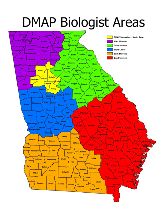 DMAP Biologist Areas Spring 25