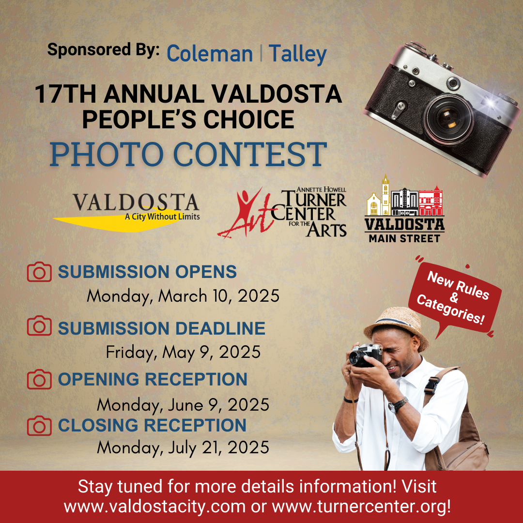 17th Annual Valdosta's People's Choice Photo Contest Graphic with Sponsor
