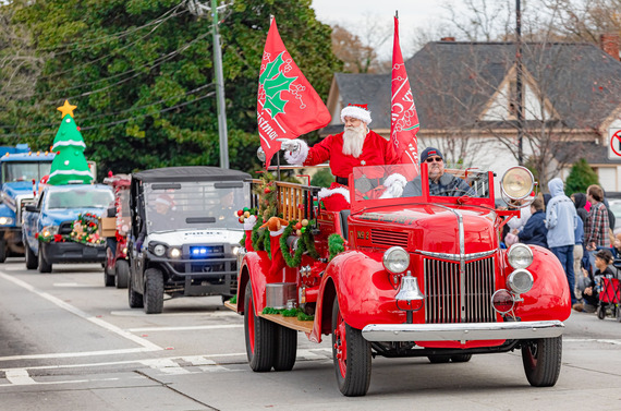 Christmas Parade with Santa