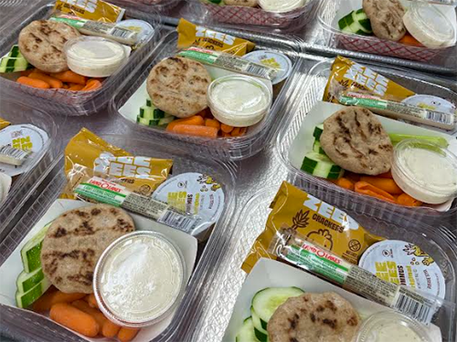 Protein box at Farrington High