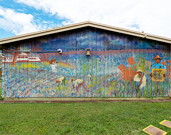 Lanai High & Elementary School mural