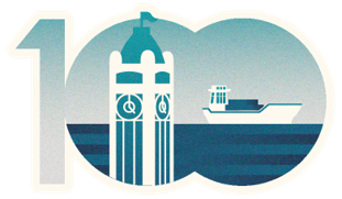 Aloha Tower Centennial Logo